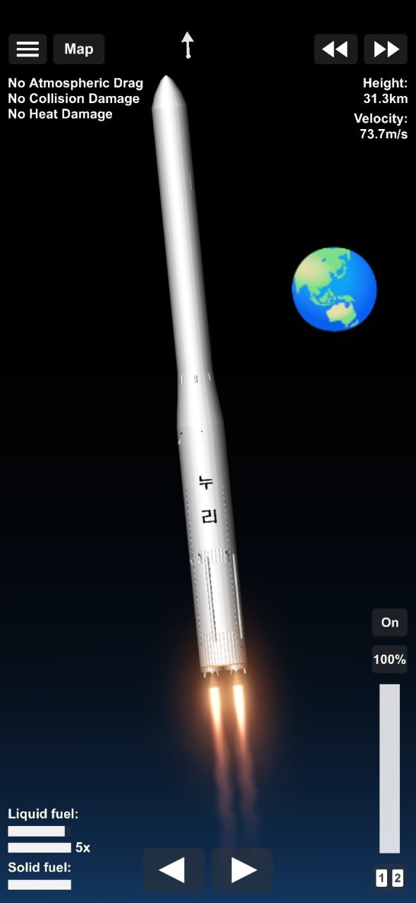 펠컨헤비 Spaceflight Simulator