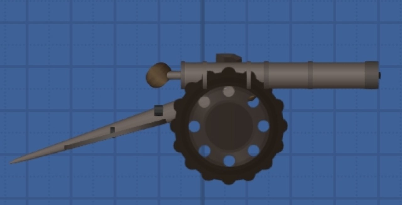 18 Pounder Cannon (No-DLC) for Spaceflight Simulator