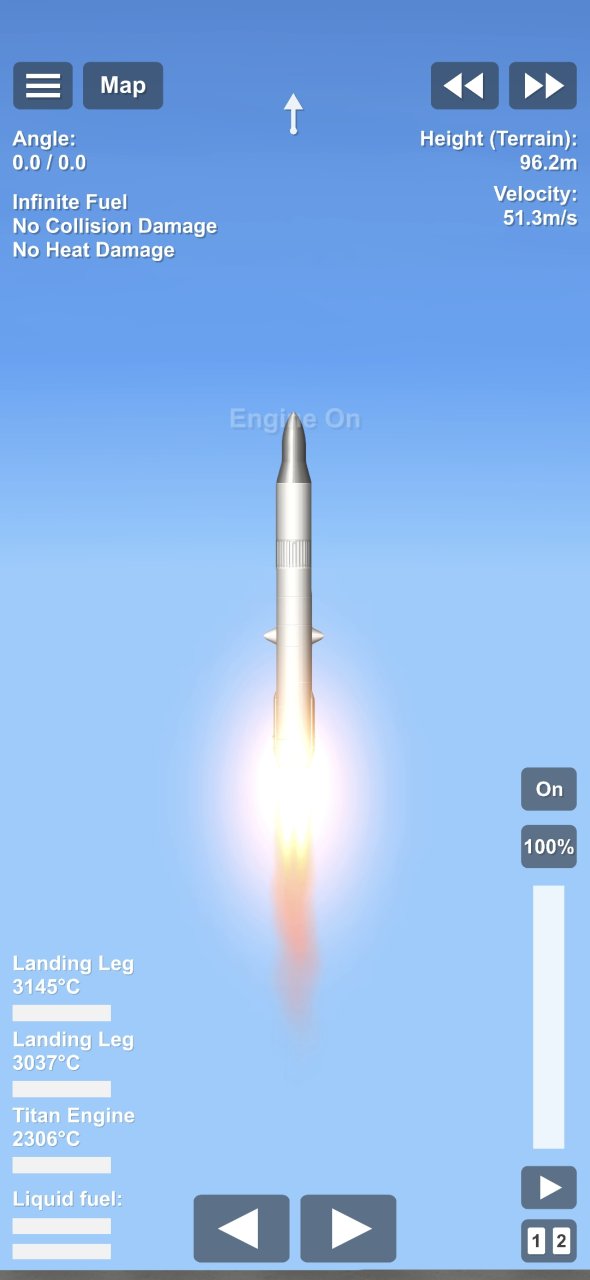 2 STAGE NEW GLENN Spaceflight Simulator