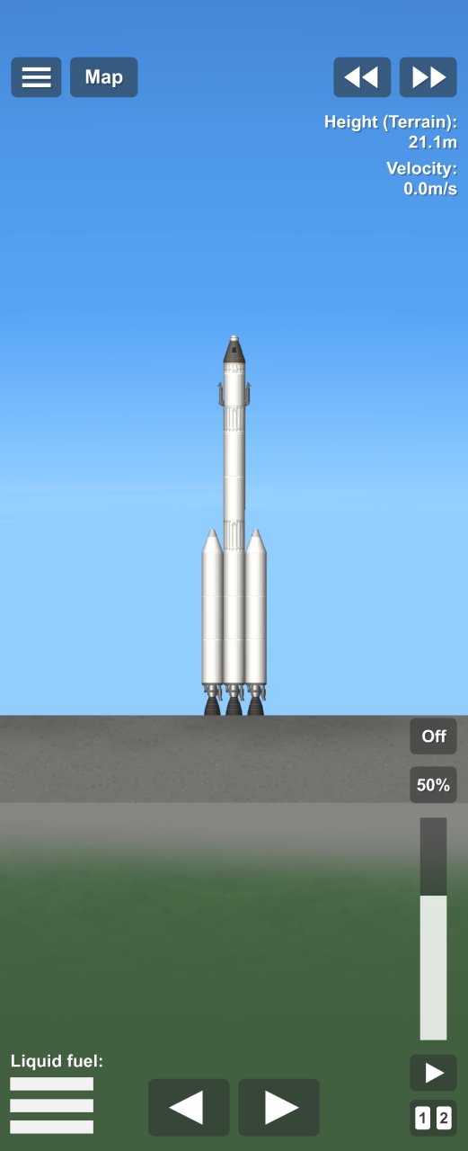 3-Stage Rocket for Spaceflight Simulator