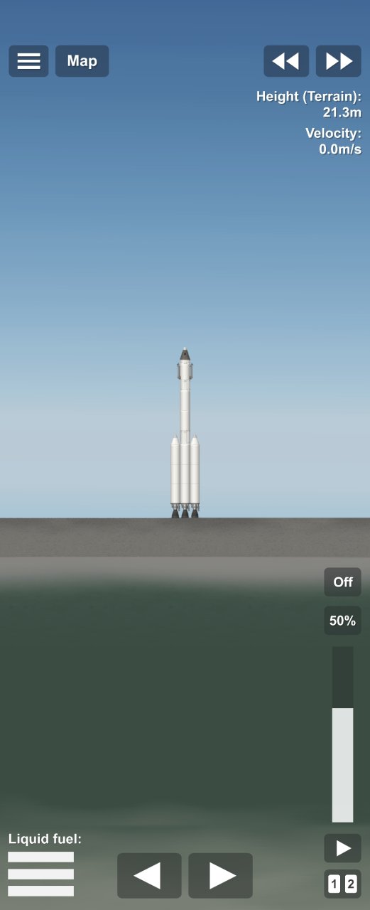 3-Stage Rocket V2 for Spaceflight Simulator