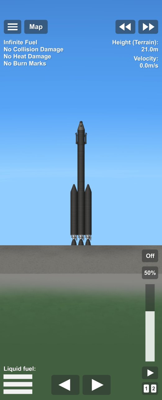 3-Stage Rocket V3 for Spaceflight Simulator