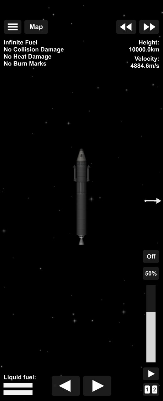 3-Stage Rocket V3 Spaceflight Simulator