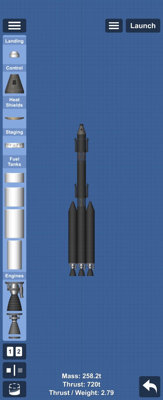 3-Stage Rocket V4 Spaceflight Simulator