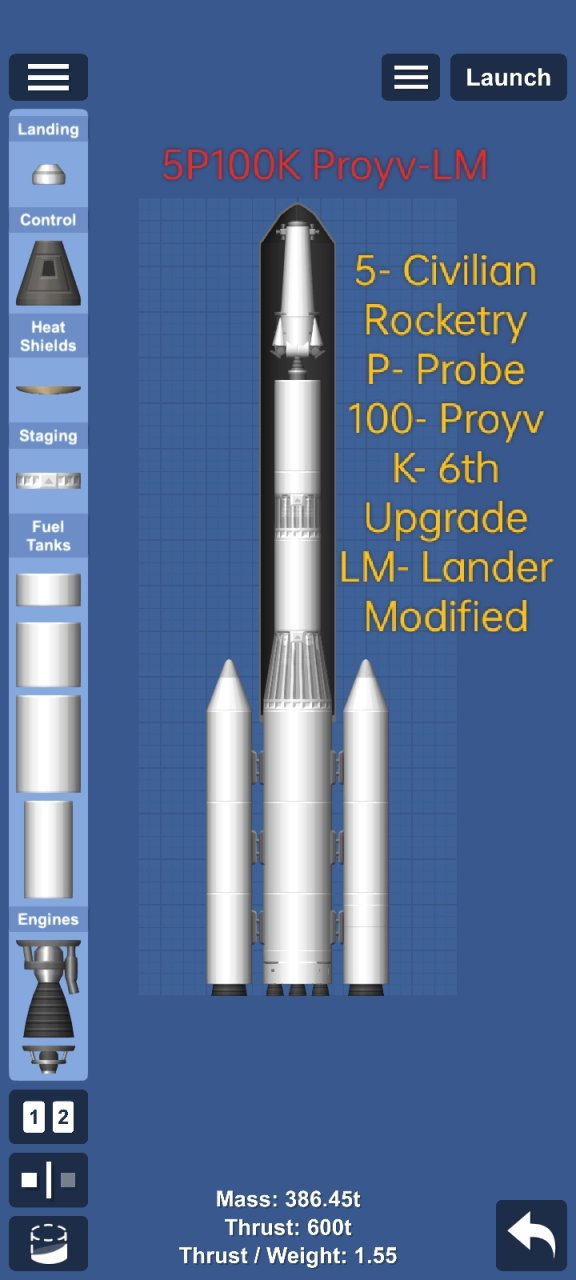 5P100K Proyv-LM Spaceflight Simulator