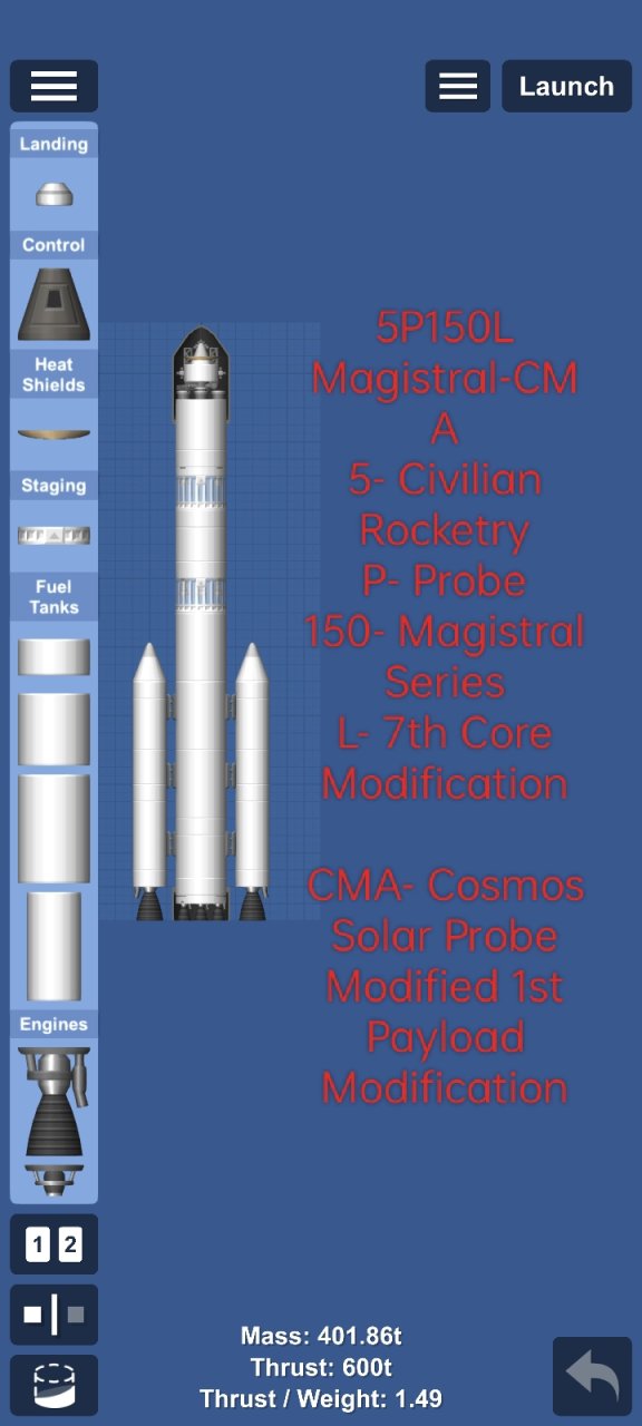 5P150L Magistral-CMA Spaceflight Simulator