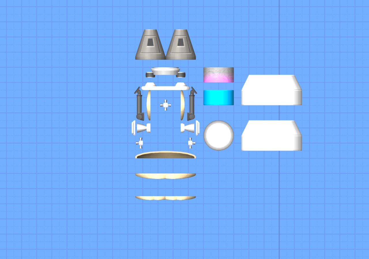 8 Wide Capsule Spaceflight Simulator