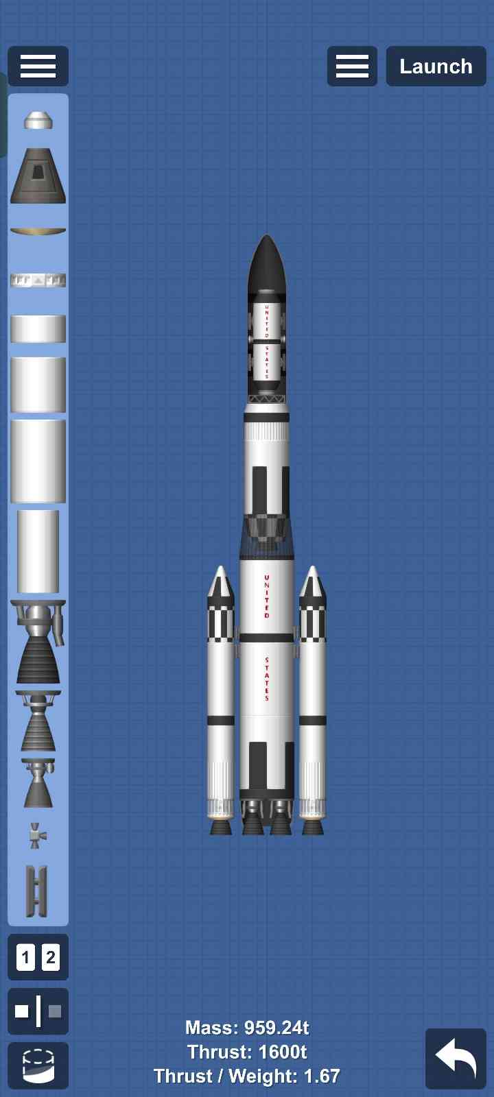 AJA Cargo (custom rocket) for Spaceflight Simulator • SFS UNIVERSE