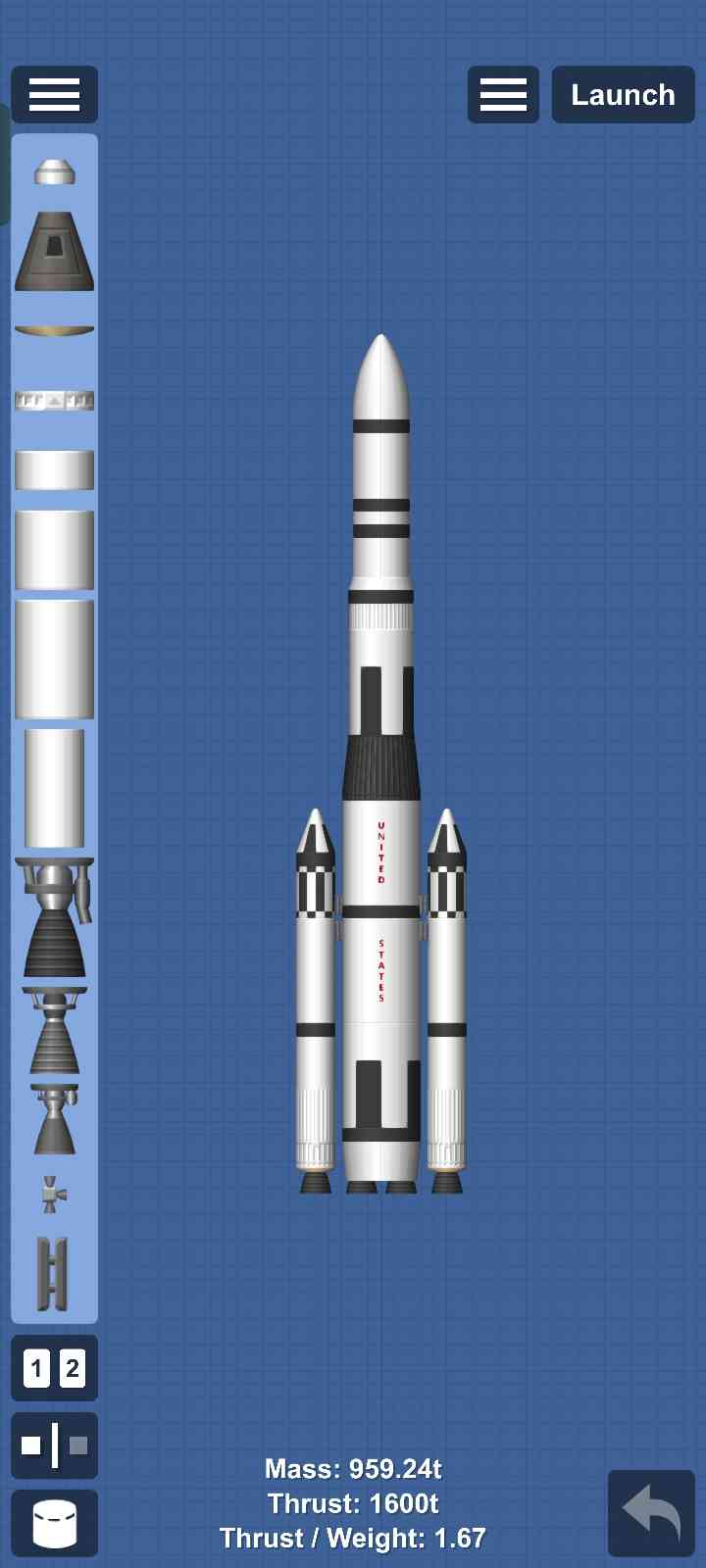 AJA Cargo (custom rocket) for Spaceflight Simulator • SFS UNIVERSE