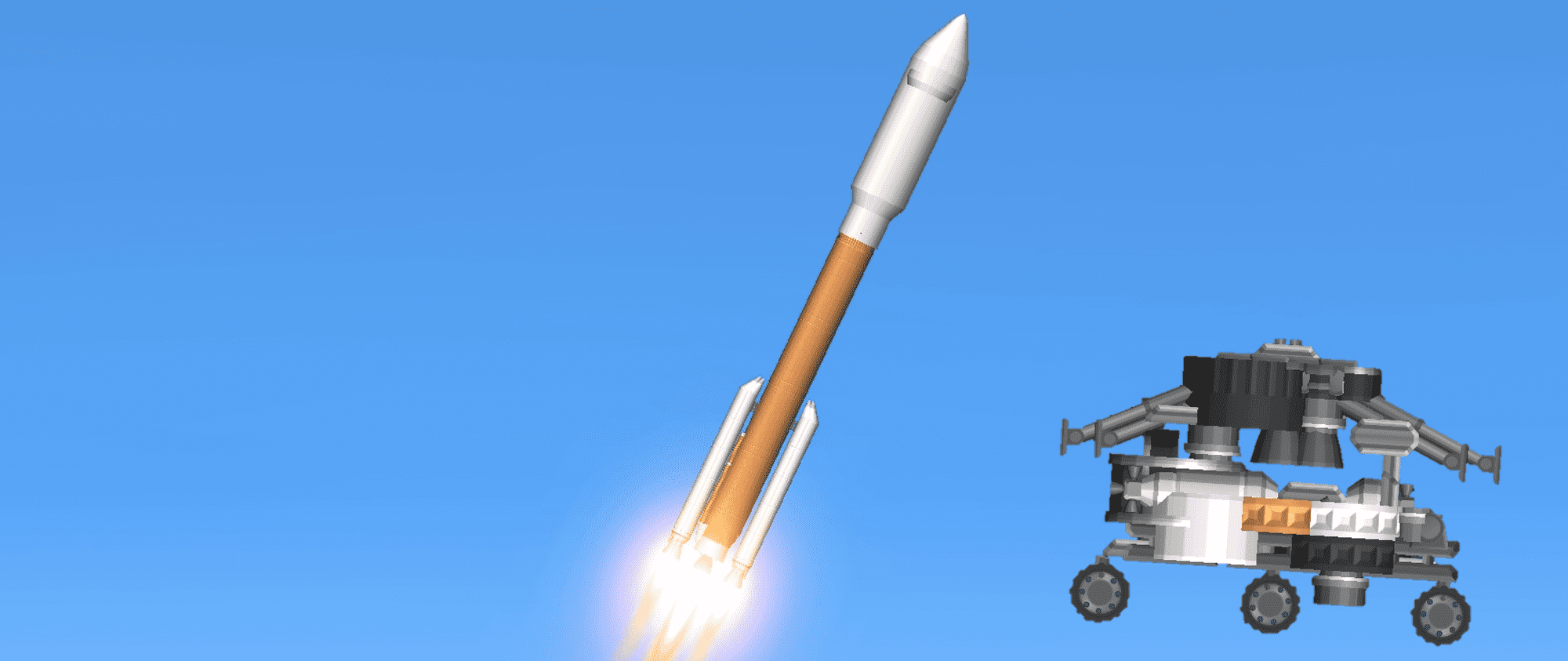 Atlas V Perseverance Rover for Spaceflight Simulator • SFS UNIVERSE