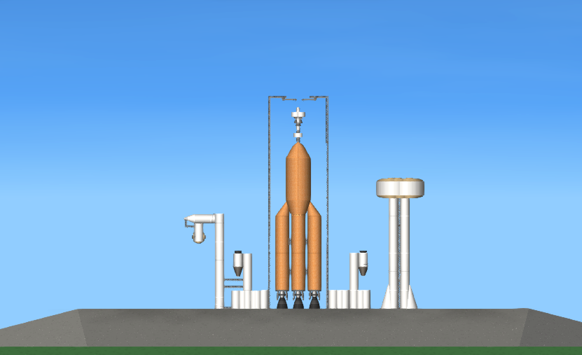 Rocket With Launch and Abort System for Spaceflight Simulator • SFS UNIVERSE