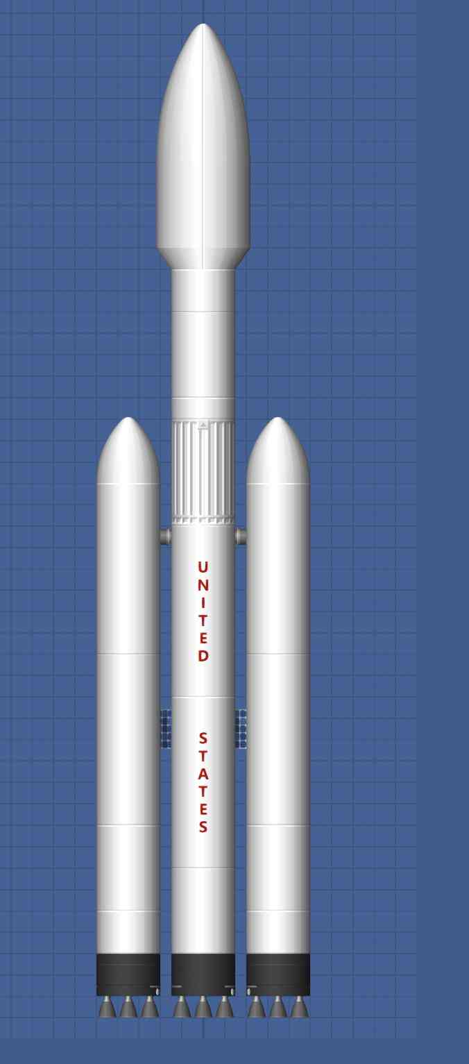 Falcon heavy for Spaceflight Simulator • SFS UNIVERSE