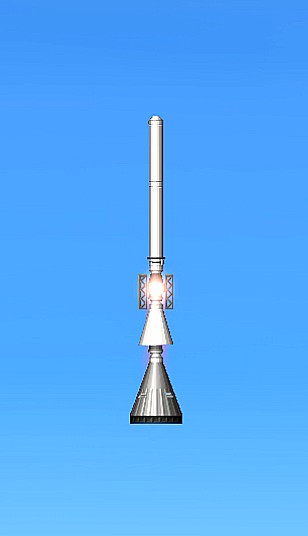 Falcon X (art concept) for Spaceflight Simulator • SFS UNIVERSE