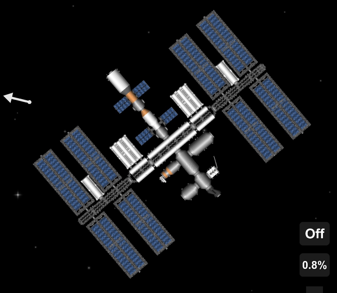 1full ISS 1 launch for Spaceflight Simulator • SFS UNIVERSE