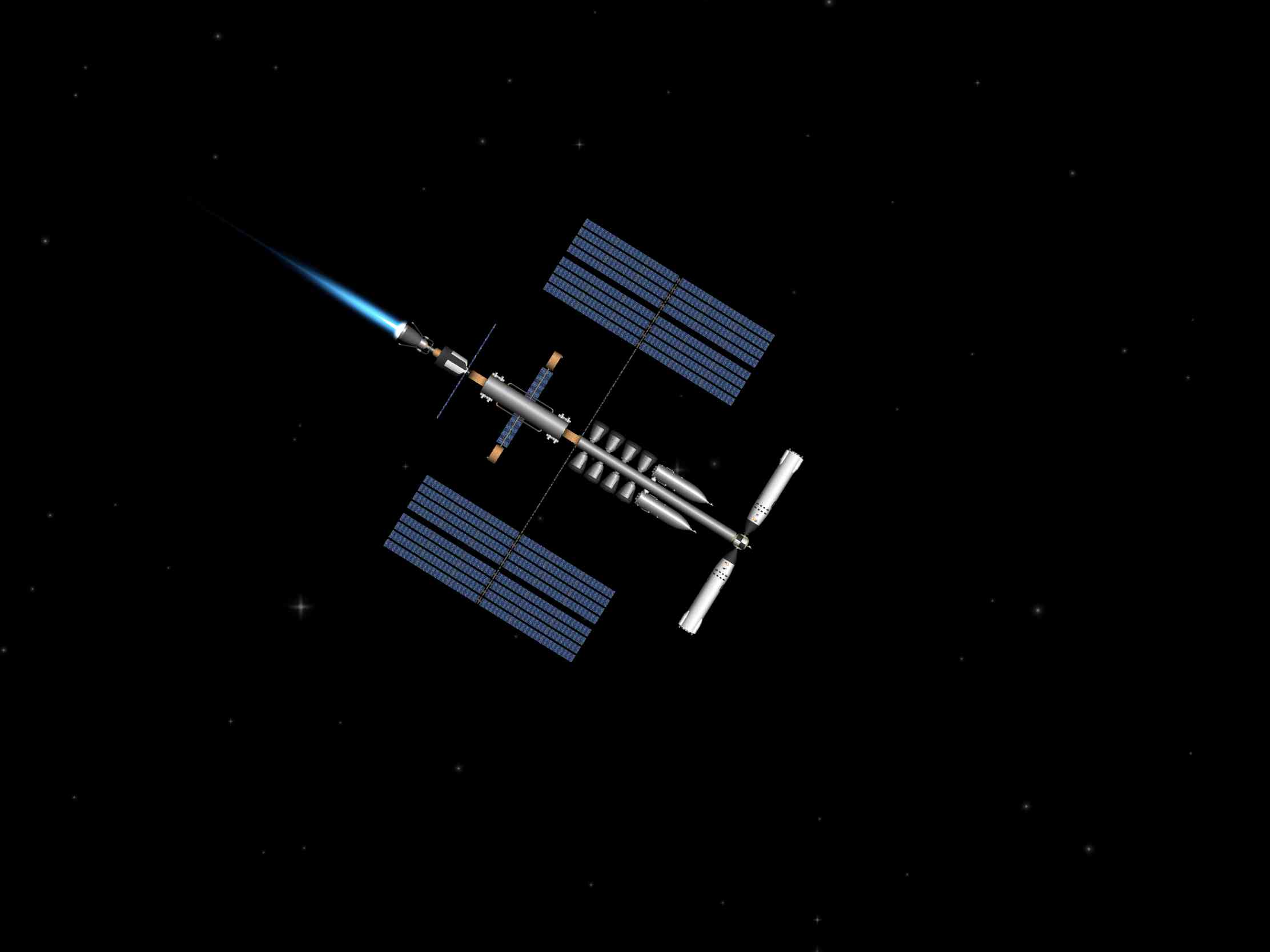 Judgement Day Space Station for Spaceflight Simulator • SFS UNIVERSE