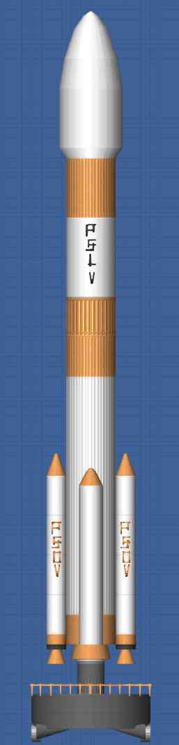 PSLV XL With Mangal yaan for Spaceflight Simulator • SFS UNIVERSE