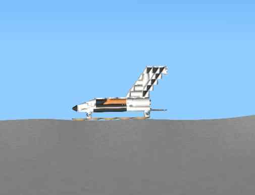 Plane (like space shuttle) for Spaceflight Simulator • SFS UNIVERSE