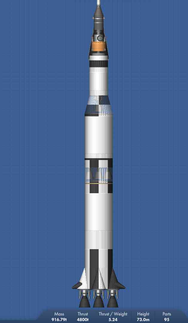 Saturn V for Spaceflight Simulator • SFS UNIVERSE