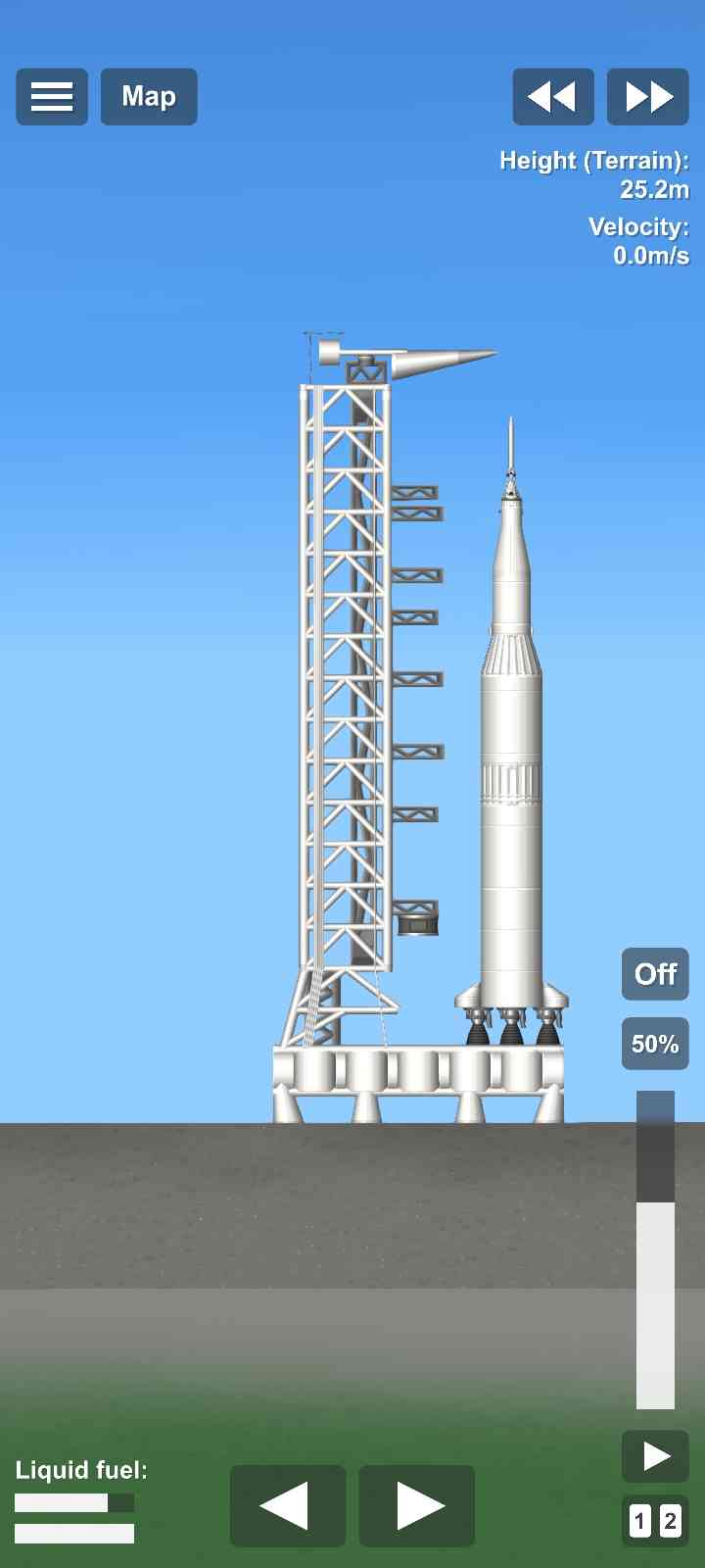 Saturn v1 2.0 free no dlc fixe for Spaceflight Simulator • SFS UNIVERSE