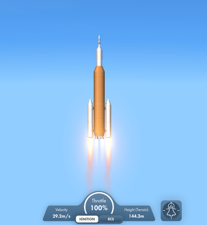 sls vanila for Spaceflight Simulator • SFS UNIVERSE