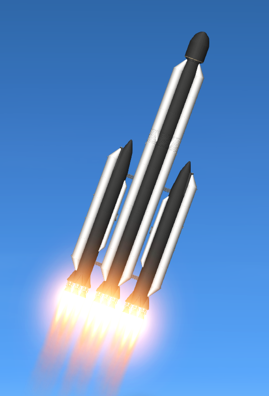 Reusable launch vehicle for Spaceflight Simulator • SFS UNIVERSE