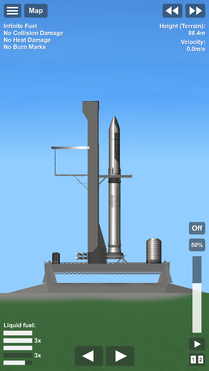 Star Ship whit tower by SFS eagel for Spaceflight Simulator • SFS UNIVERSE