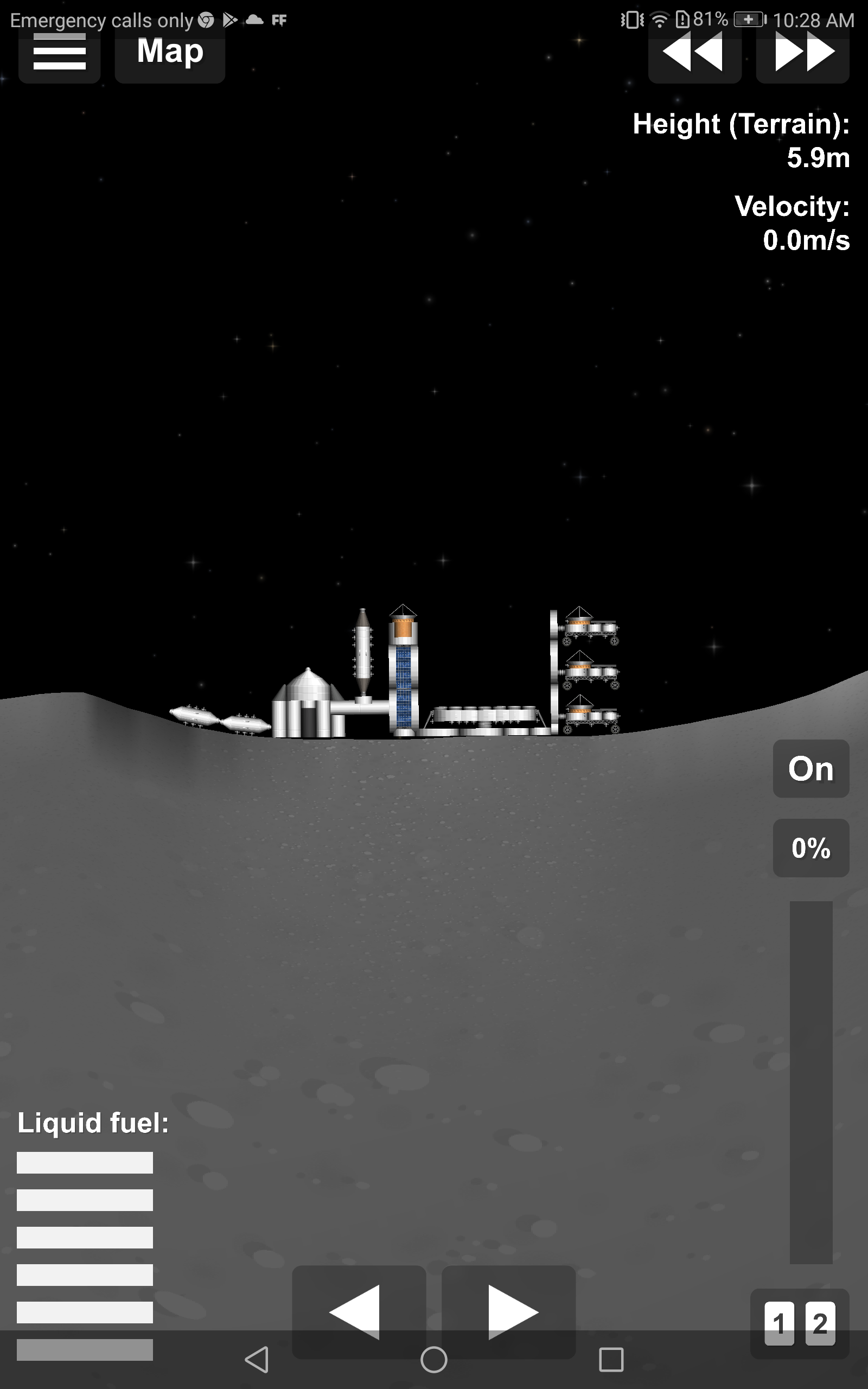 Lunar base with probe for Spaceflight Simulator • SFS UNIVERSE