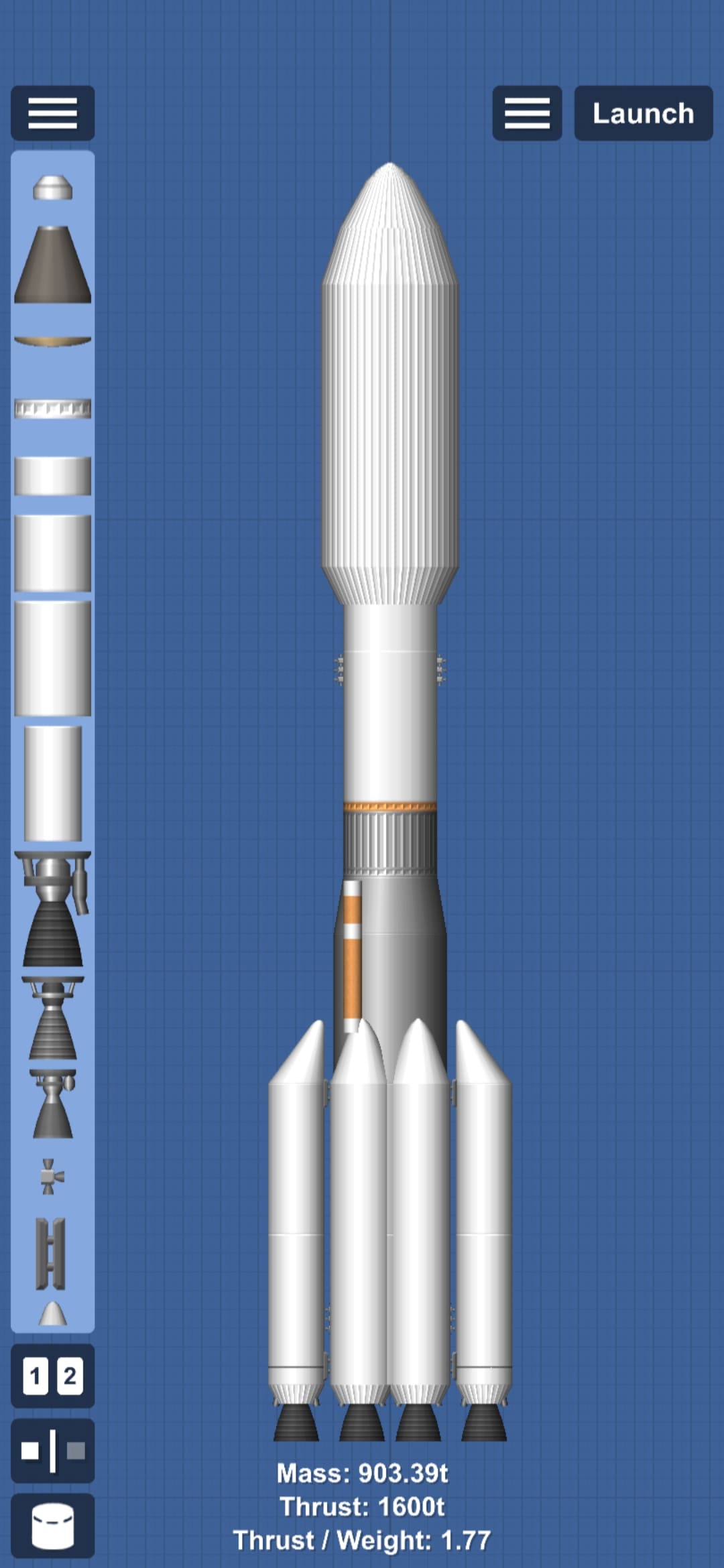 Mars rocket for Spaceflight Simulator • SFS UNIVERSE