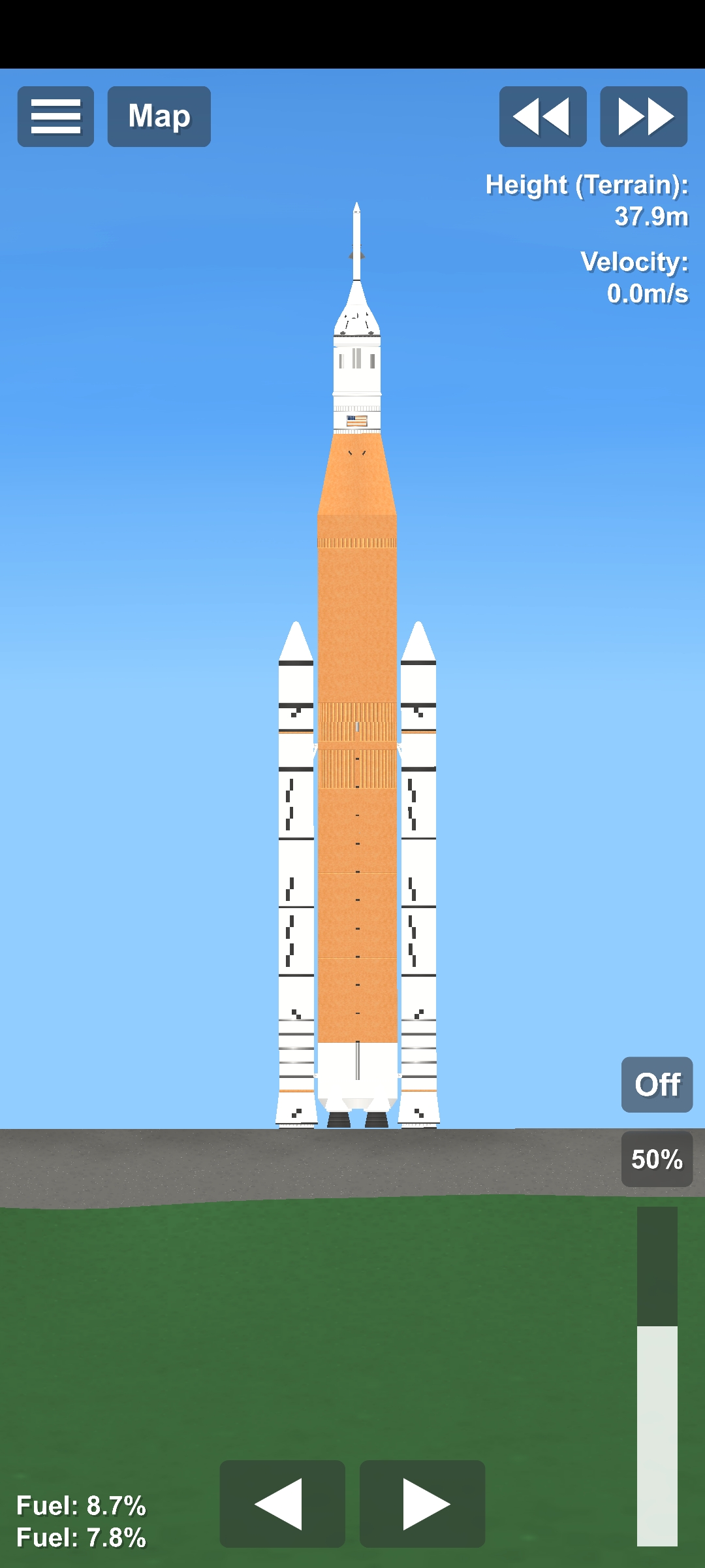 Space launch system for Spaceflight Simulator • SFS UNIVERSE