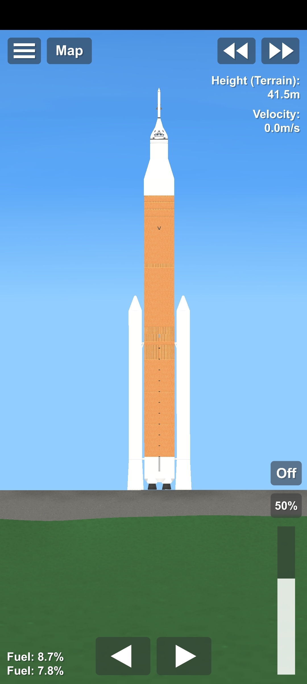 Space launch system for Spaceflight Simulator • SFS UNIVERSE