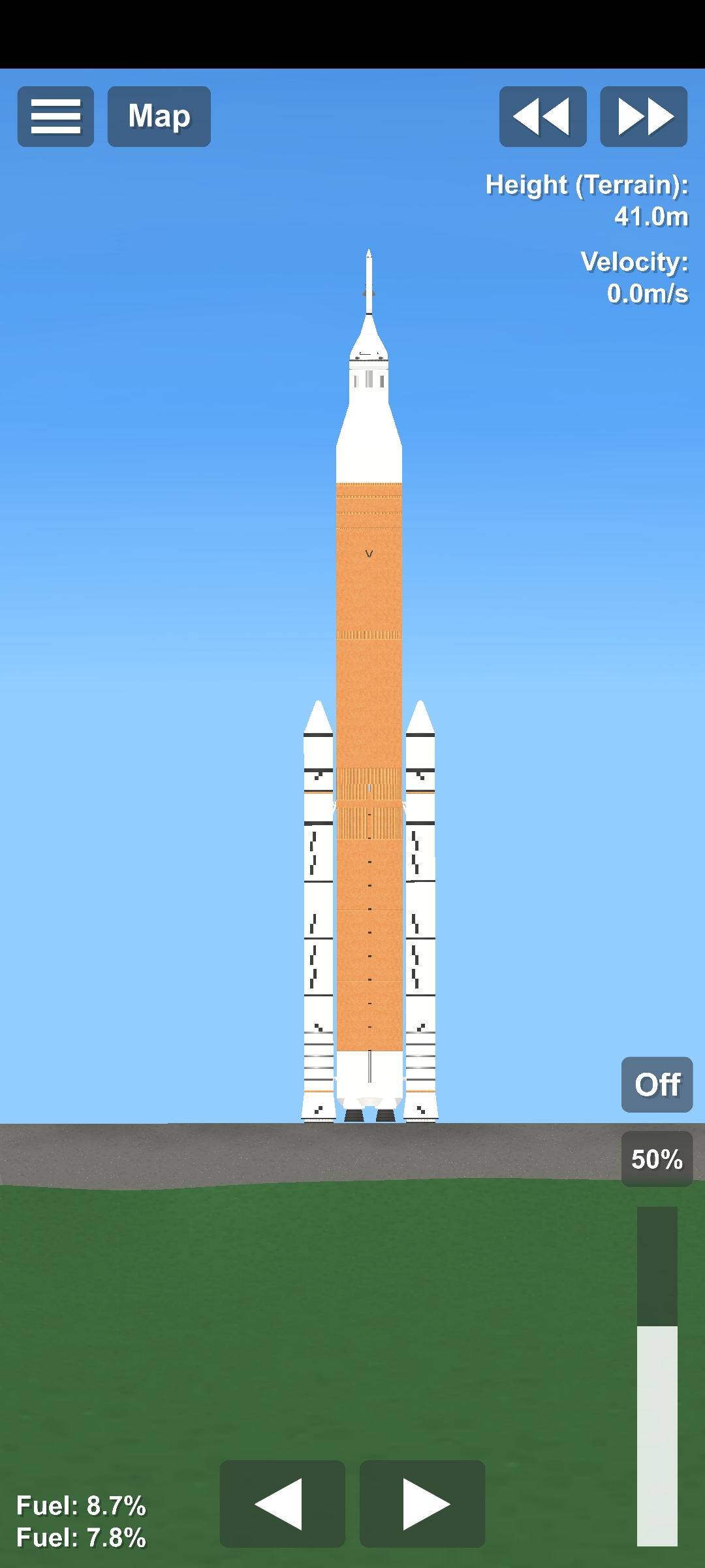 Space launch system for Spaceflight Simulator • SFS UNIVERSE