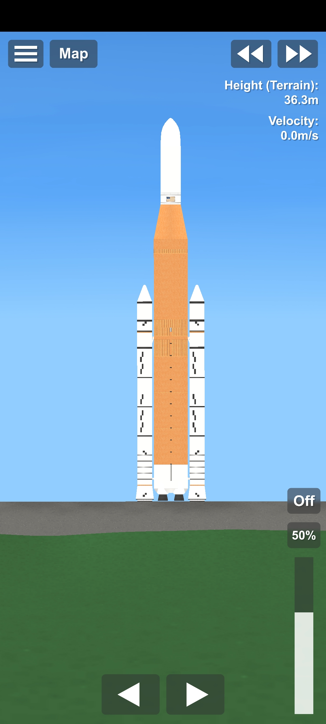 Space launch system for Spaceflight Simulator • SFS UNIVERSE