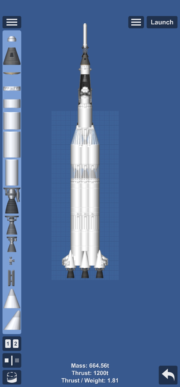 No dlc Saturn V for Spaceflight Simulator • SFS UNIVERSE