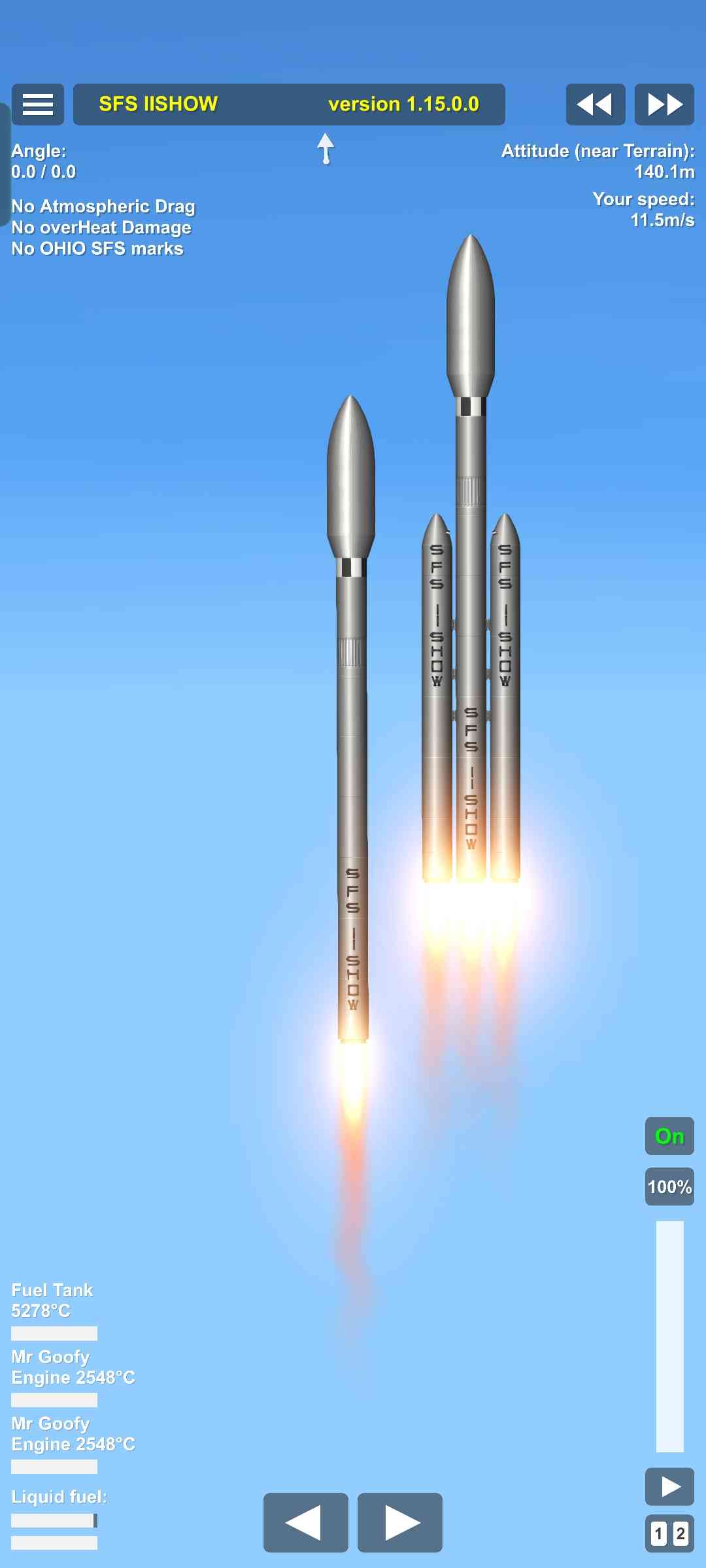 Sfs iishow rocket original pac for Spaceflight Simulator • SFS UNIVERSE