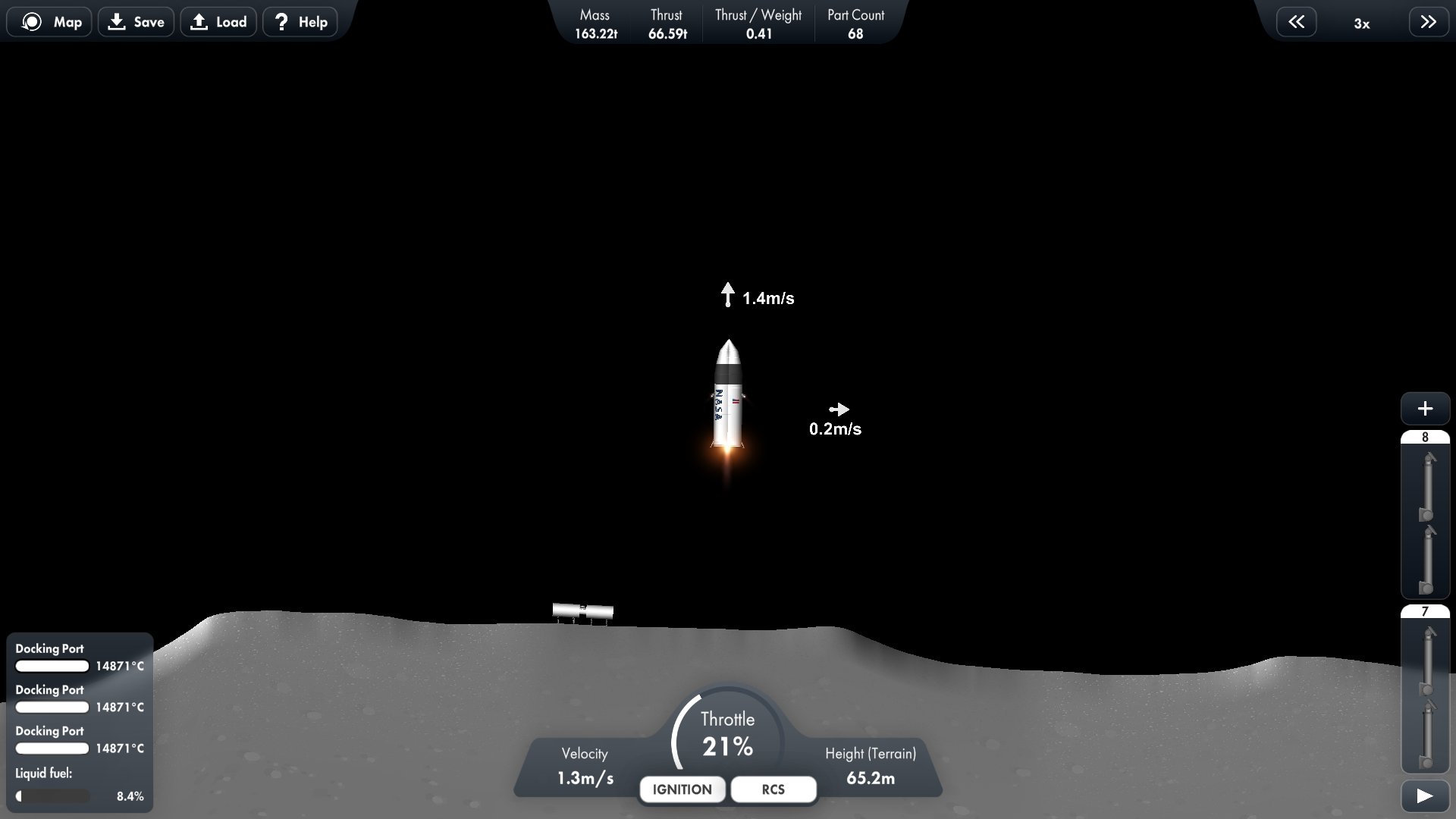 Lunar Starship for Spaceflight Simulator • SFS UNIVERSE