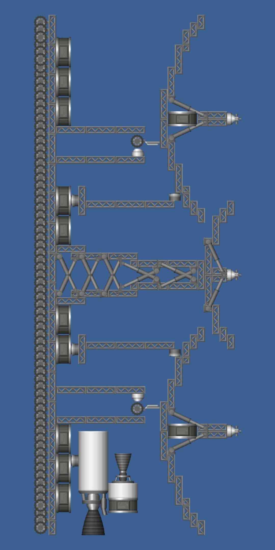 Tri-dish Communicating Station for Spaceflight Simulator • SFS UNIVERSE