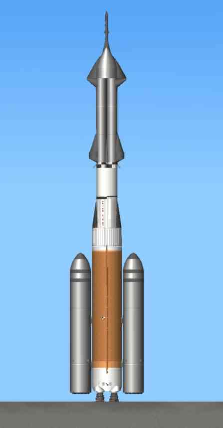 Ultra Heavy Hybrid Rocket for Spaceflight Simulator • SFS UNIVERSE