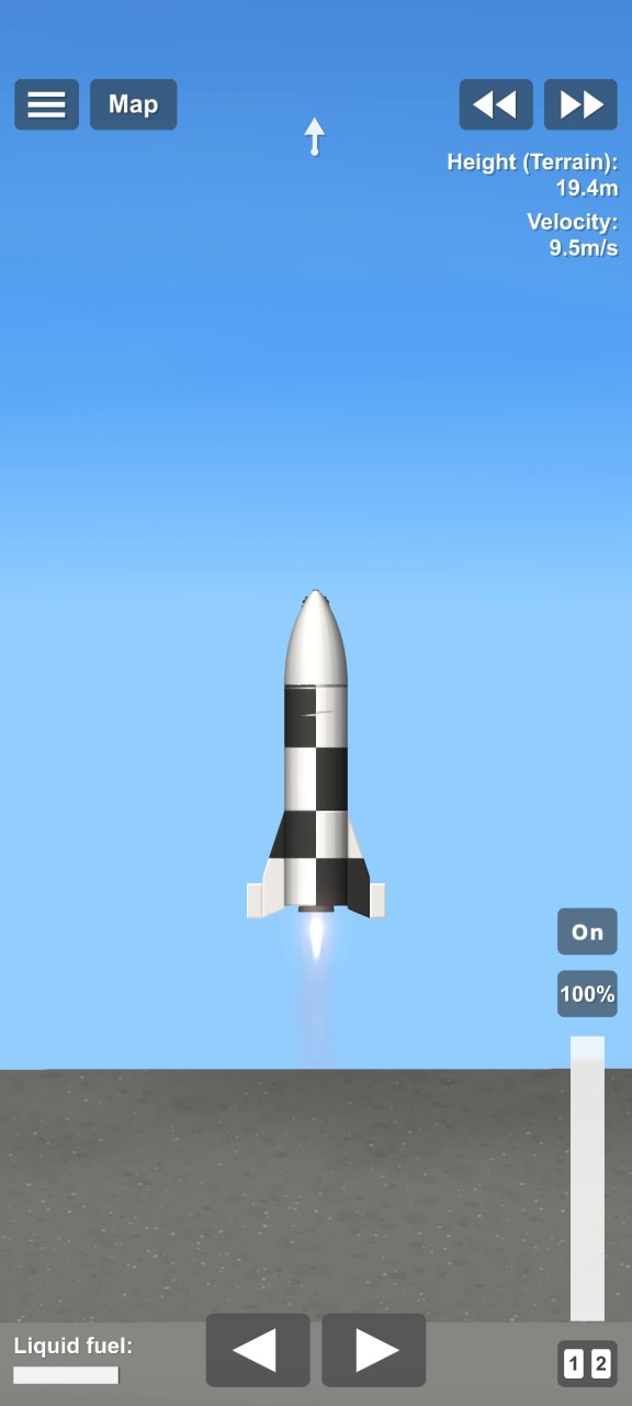 A-7 missile Spaceflight Simulator