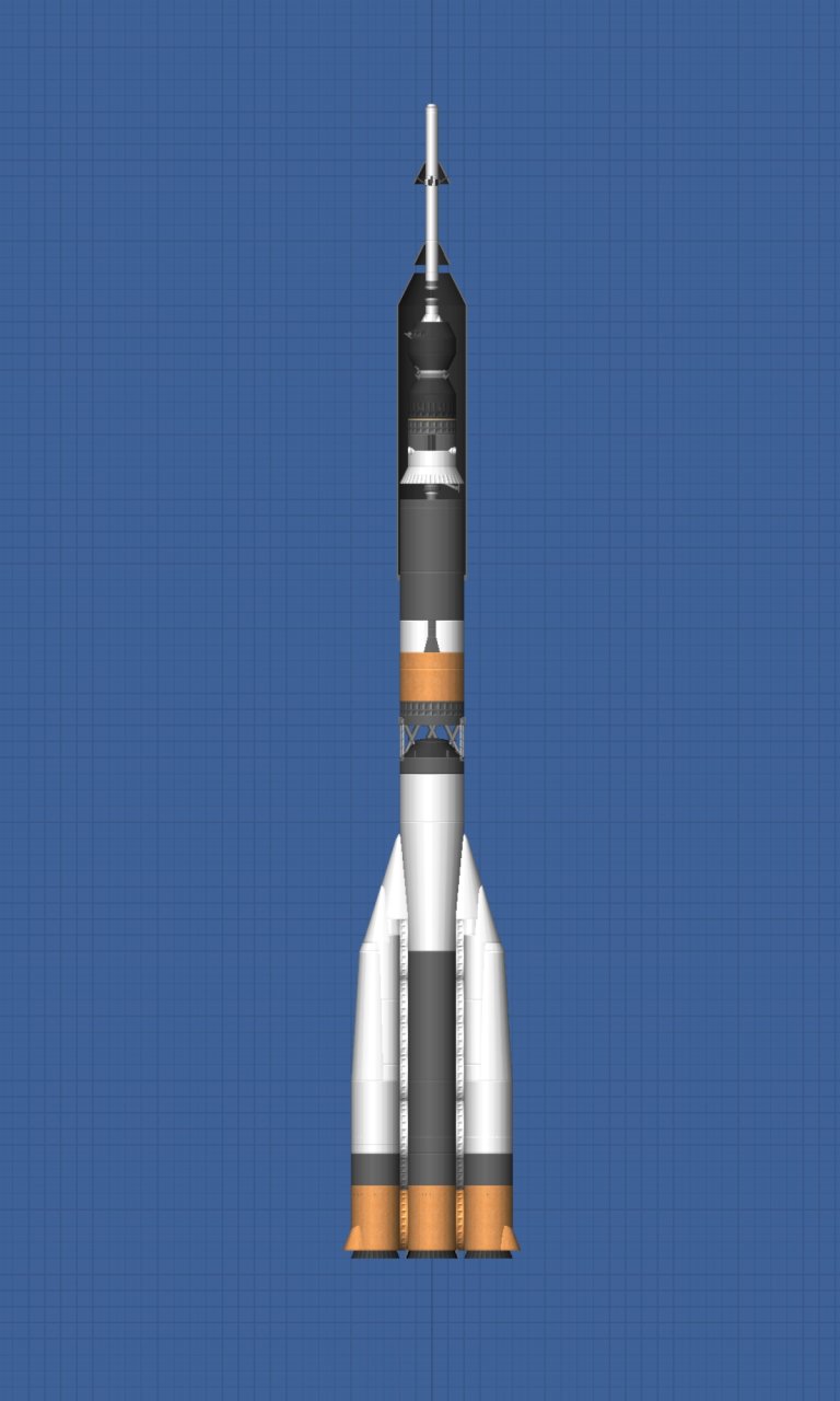 A basic soyuz rocket Spaceflight Simulator