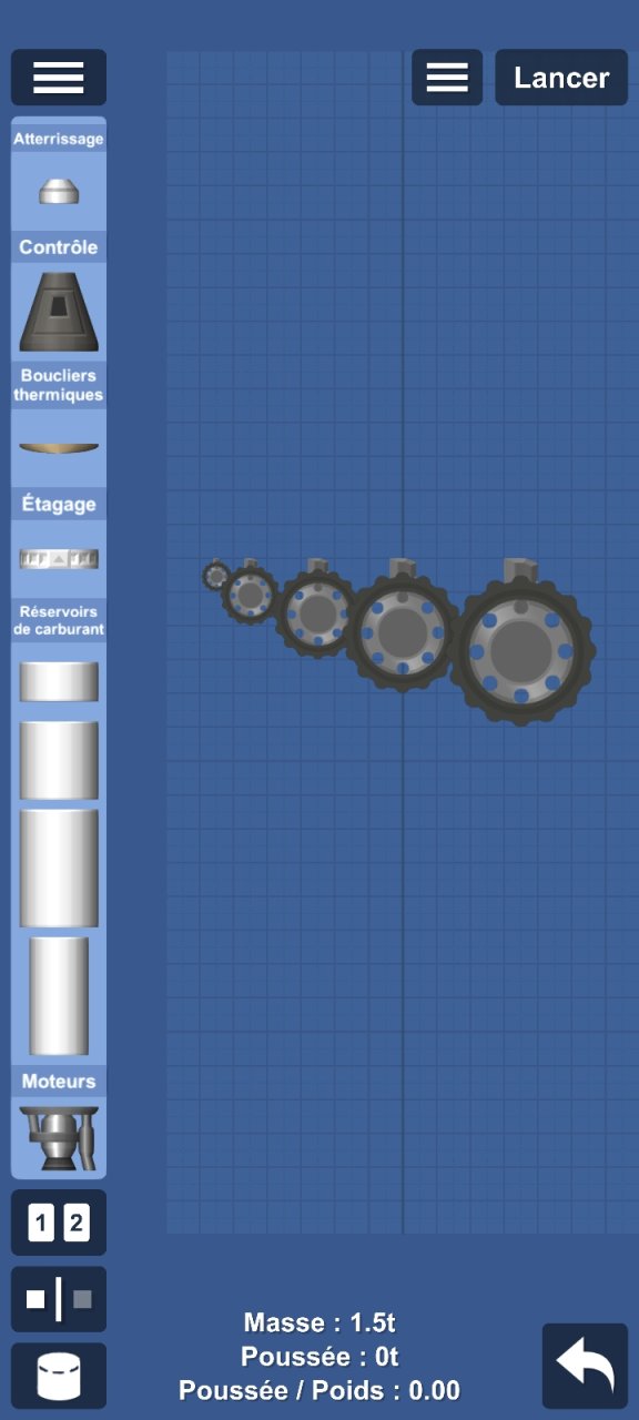a size of wheel Spaceflight Simulator