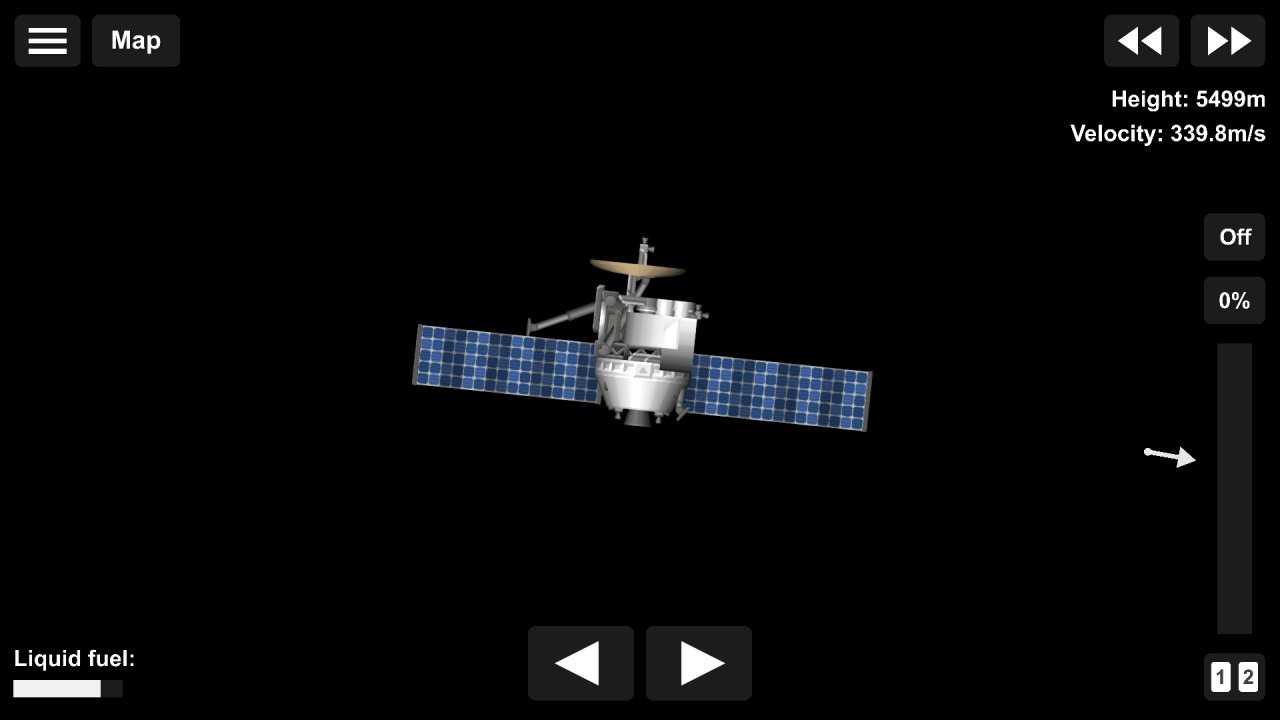Advanced  Dish Satellite Spaceflight Simulator