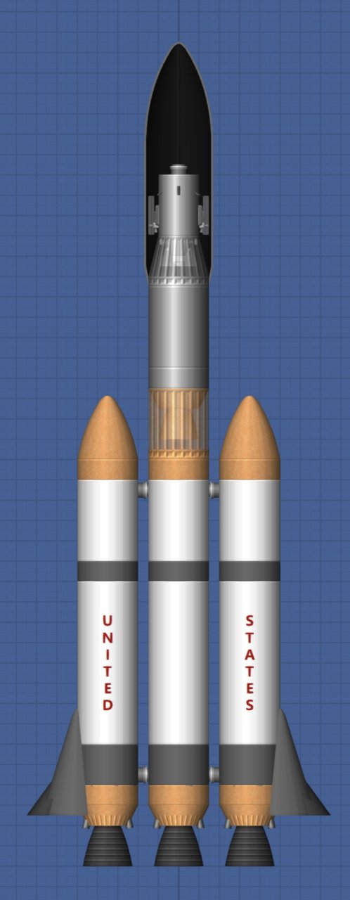 Alpha (α) heavy rocket Spaceflight Simulator