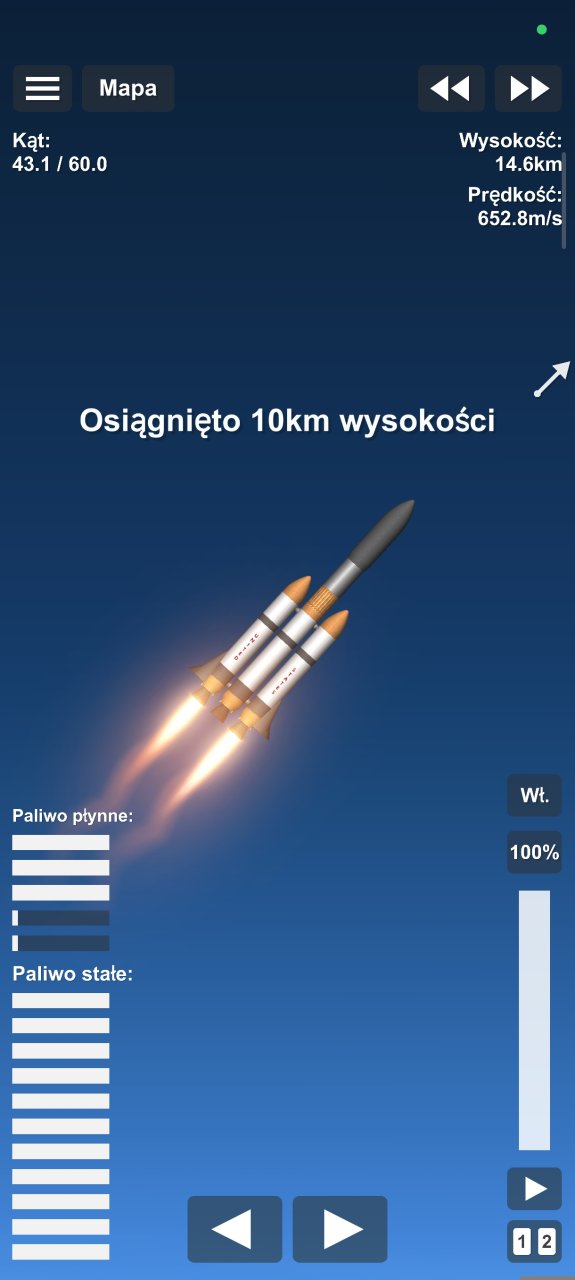 Alpha (α) heavy rocket Spaceflight Simulator