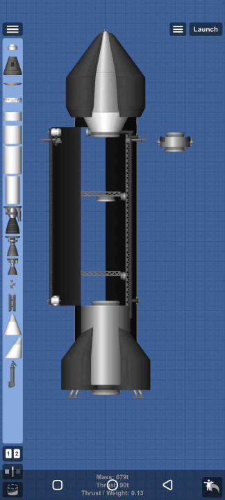 AlphaShip Blueprint for Spaceflight Simulator / SFS BP