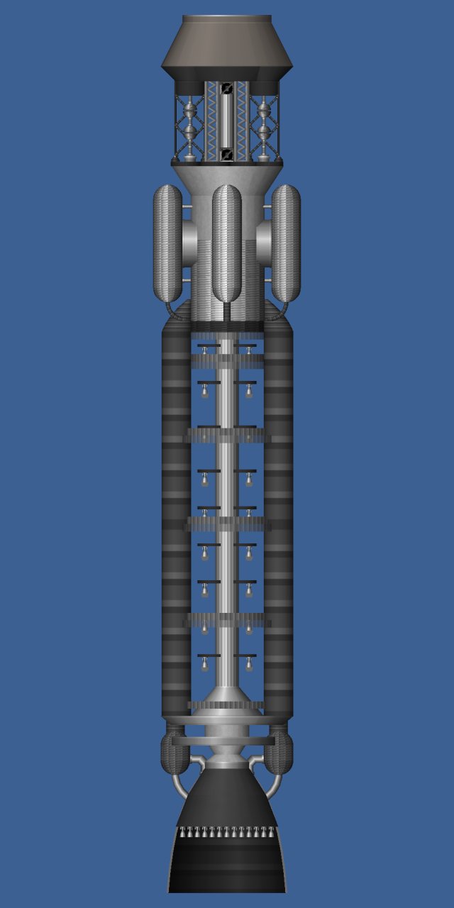 Anti-matter fusion engine Spaceflight Simulator