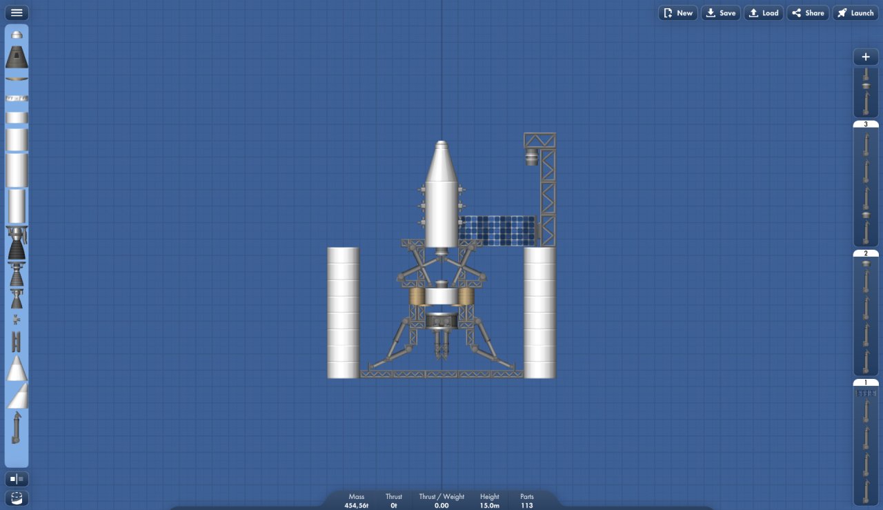 Rocket Blueprint for Spaceflight Simulator / SFS BP