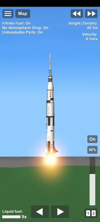 Apollo 11 Blueprint for Spaceflight Simulator / SFS BP