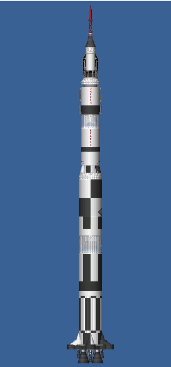 Apollo 11 Blueprint for Spaceflight Simulator / SFS BP