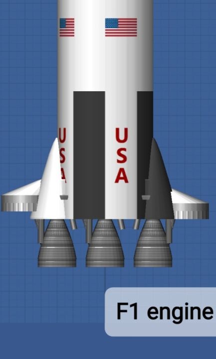 Apollo 11 (saturnV) Blueprint for Spaceflight Simulator / SFS BP