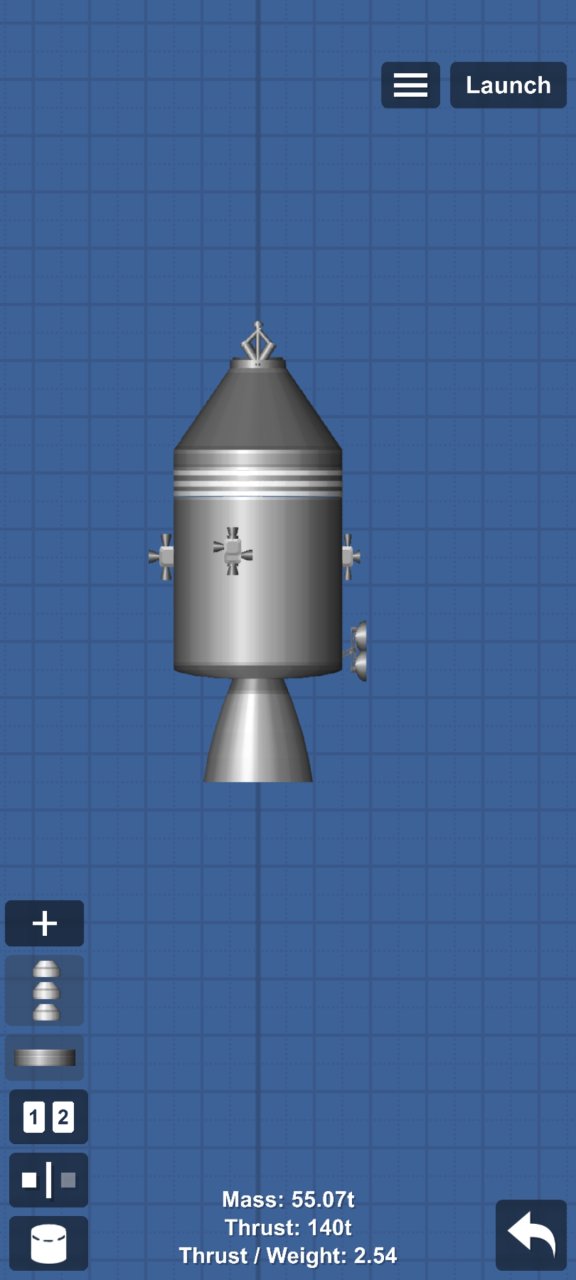 Apollo Command Module for Spaceflight Simulator